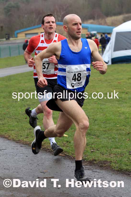 Senior Men and Veterans (Over 40s), 2023 NECAA Royal Signals Relays, Hetton le Hole, County Durham. Photo: David T. Hewitson/Sports for All Pics
